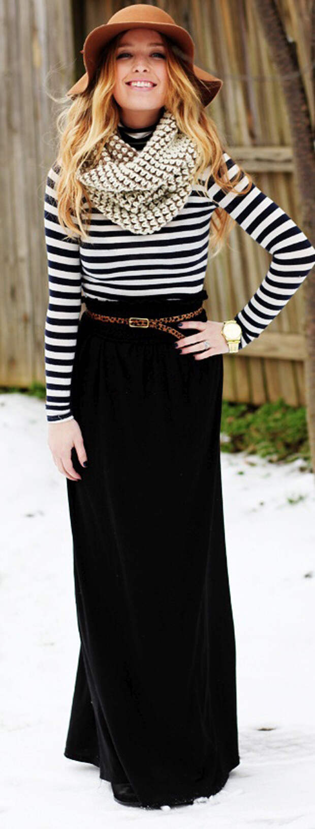how to wear a maxi skirt