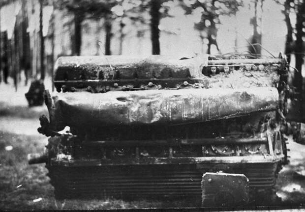 Дизельный двигатель MB.517, поломка которого вынудила немцев подорвать танк - Сверхтяжёлый трофей | Военно-исторический портал Warspot.ru