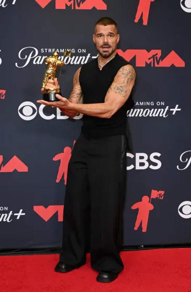 Рики Мартин на премии MTV, 2025 год