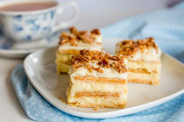 Торт с бананами и сгущенкой