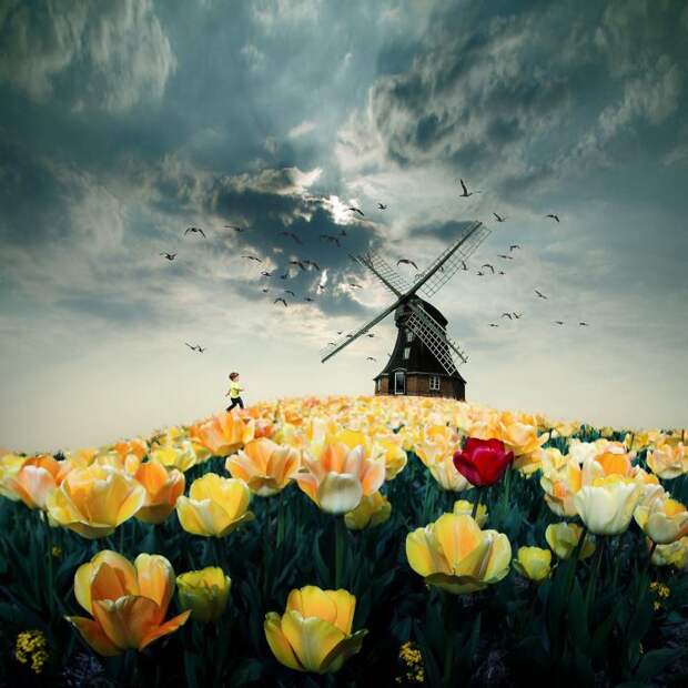 Мельница фантазий. Автор: Christine Ellger. 