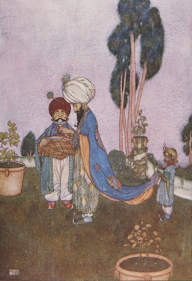 Рисунок Эдмунда Дюлака. Рисунок Эдмунда Дюлака.
