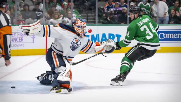 «Даллас» победил «Эдмонтон» в матче НХЛ, Гурьянов забросил шайбу
