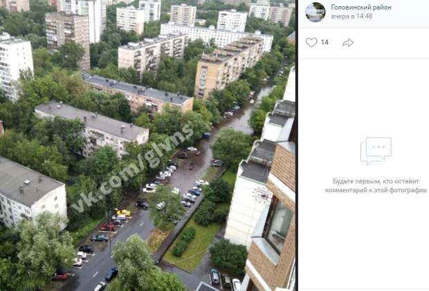 Больше тридцати деревьев пострадало от ветра в Головинском