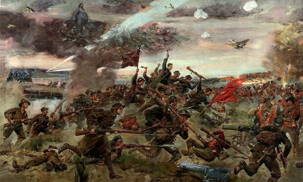 польский взгляд на варшавскую битву в картине "Чудо на Висле"