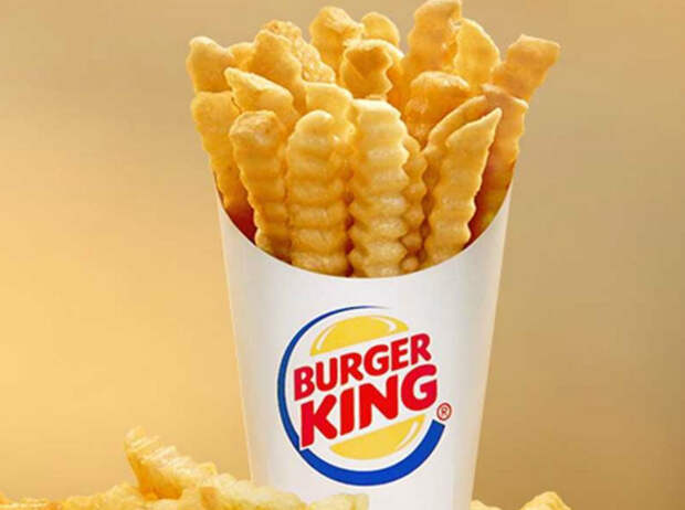 Волнистая картошка фри от Burger King.