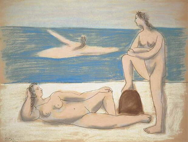 Пабло Пикассо. Три купальщицы 1. 1920 год