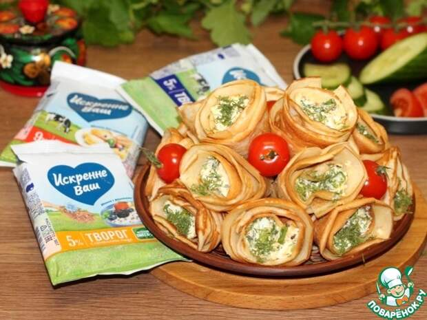 Блины с щавелевой начинкой