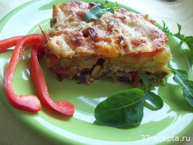 овощная запеканка с сыром