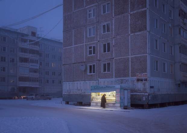 Холодный сибирский город Якутск
