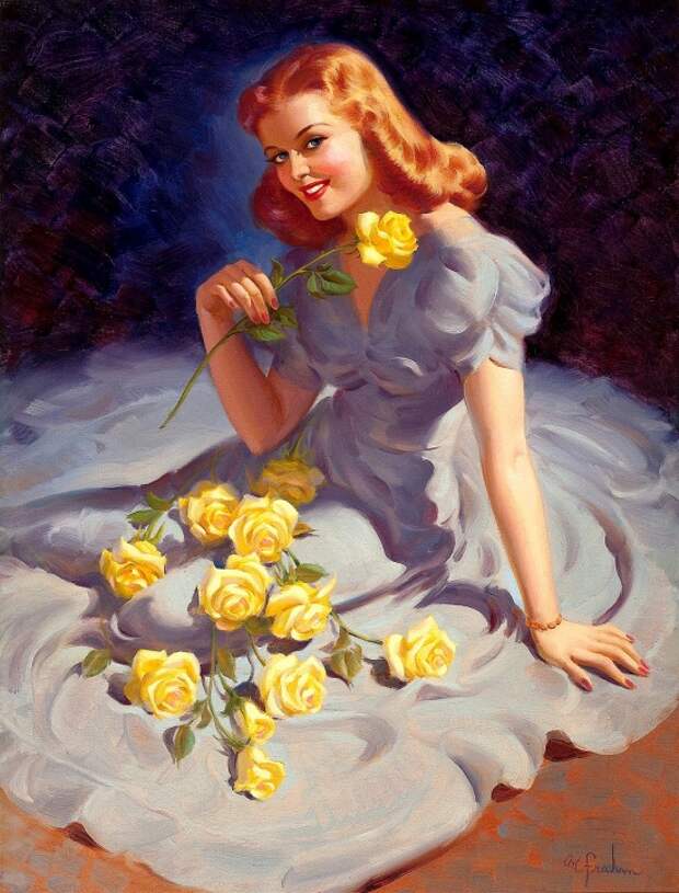 художник Арт Фрам (Art Frahm) пин-ап – 25