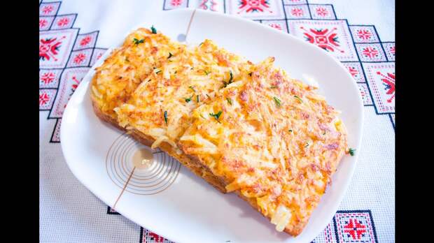 Горячие бутерброды с картошкой
