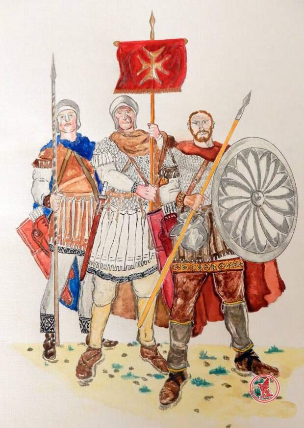 Армия Византии VI в. Пехота, конница и др. рода войск (4 статьи)