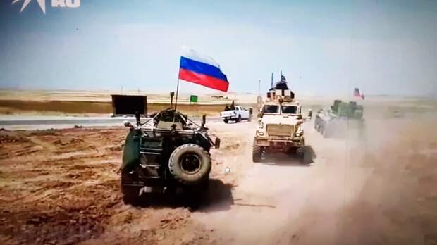 Российские военные прорвали оцепление США и вошли в восточную Сирию, возведя блокпост