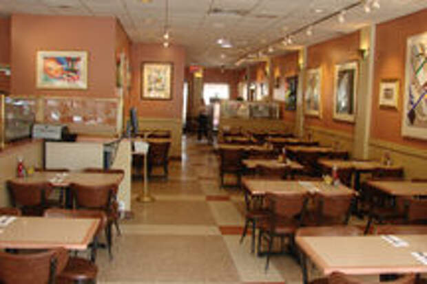 Interior of the deli