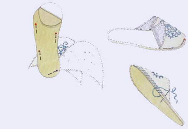 тапочки своими руками
