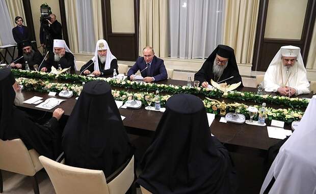 Встреча с главами делегаций поместных православных церквей
