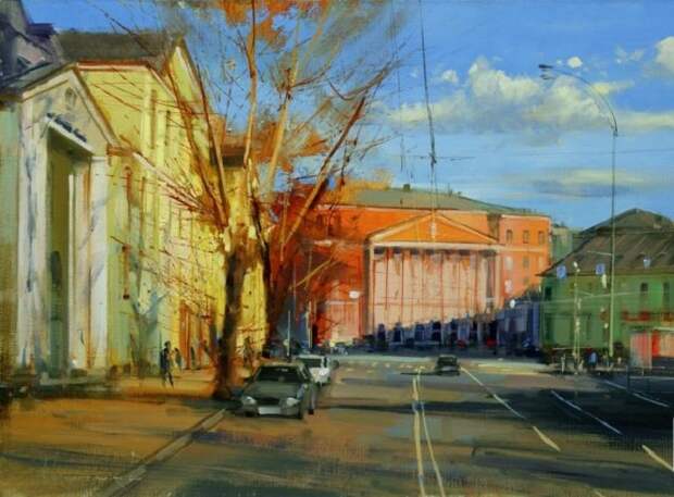 «Время длинных теней. Москва. Площадь Разгуляй». Автор: Шалаев Алексей.
