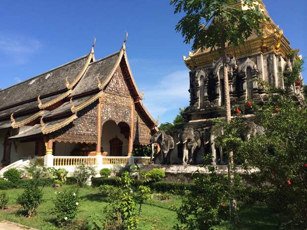 Путешествие по Таиланду, Чиангмай: Старейший храм Чиангмая (Wat Chiang Man)