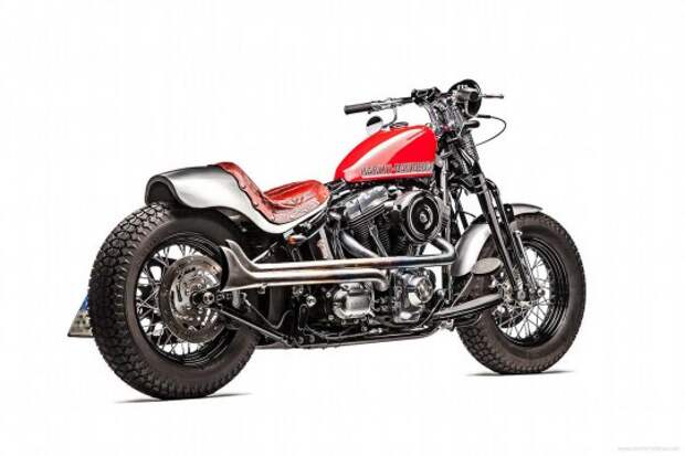 Custom-HD-Cross-Bones-Roberto-Rossi- Кастом Harley Davidson Cross Bones от Роберто Росси