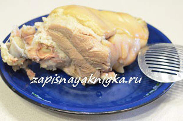 Рулька вареная