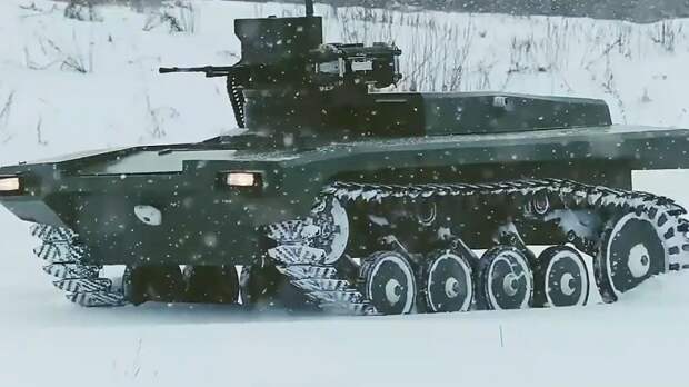 В Германии восхитились способностями российского мини-танка "Маркер"