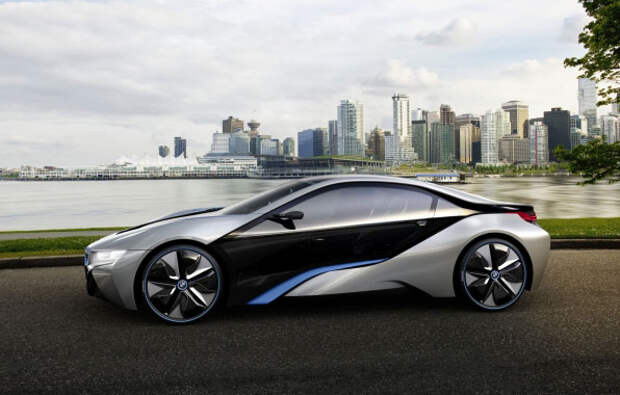БМW обои, концепт-кар,  BMW Vision EffecientsDynamics, гибрид BMW i8