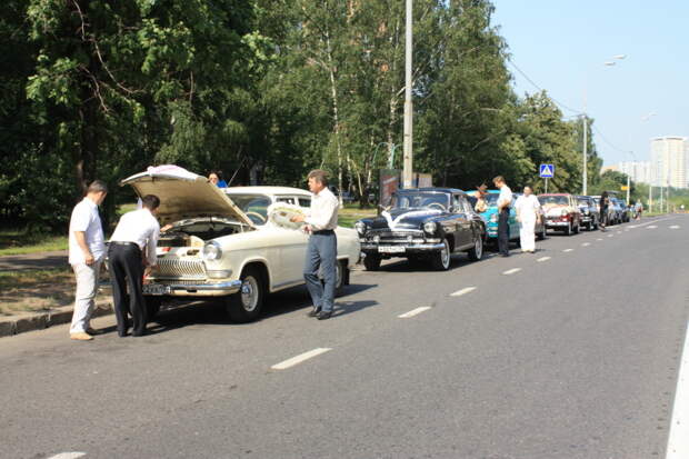 Снаряжение машины невесты.