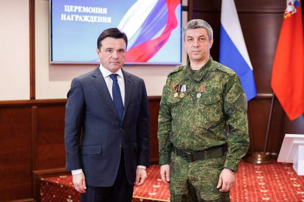 В Подмосковье наградили героев СВО из добровольческого отряда БАРС
