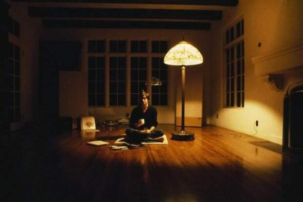 Стив Джобс в своей квартире в городе Вудсайд, штат Калифорния история, люди, редкие, фото