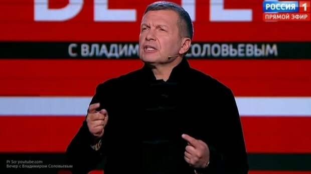 Соловьев прокомментировал слова Поклонской, раскритиковавшей ТВ за высмеивание украинцев