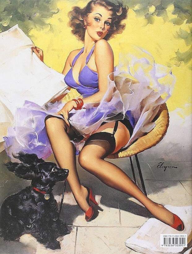 художник Джил Элвгрен (Gil Elvgren) пин ап картины – 14