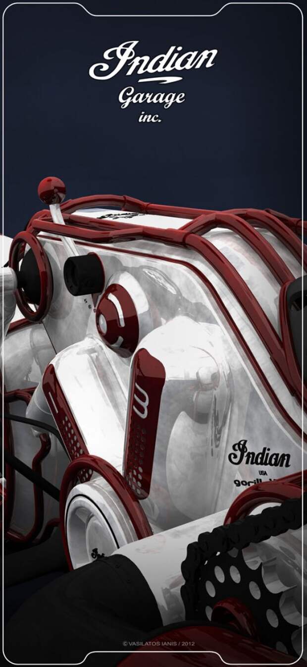 Modern-Indian-Motorcycle-Modification Gorilla V4