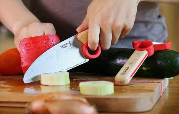Opinel Le Petit Chef Set: с заботой о безопасности.
