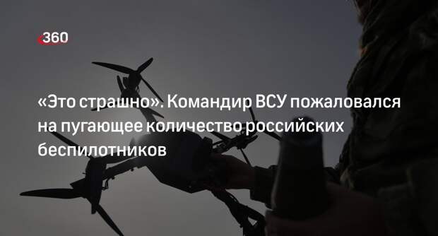 N-TV: командир ВСУ заявил о наращивании использования ВС РФ боевых беспилотников