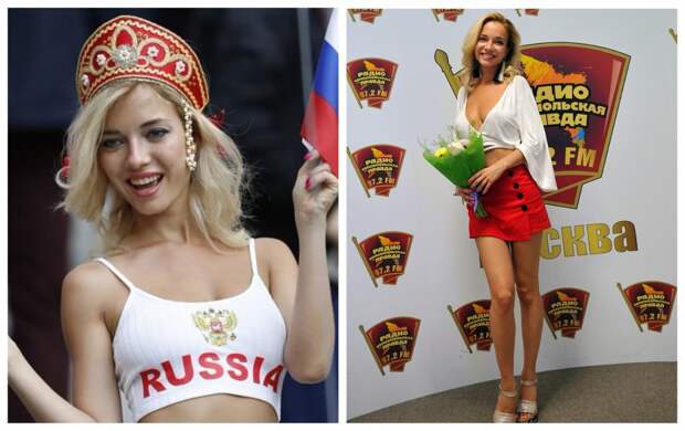 Самая красивая болельщица сборной России