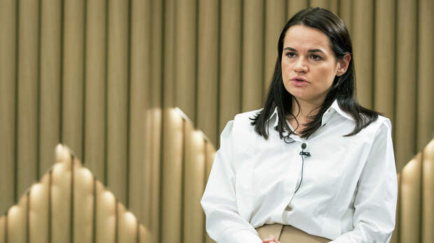 Светлана Тихановская во время интервью в Вильнюсе, Литва Светлана Тихановская во время интервью в Вильнюсе, Литва - РИА Новости, 1920, 01.09.2020