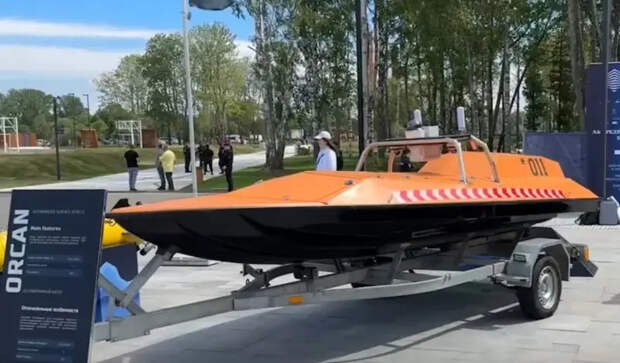 Опубликованы кадры с российскими безэкипажными катерами «Оркан», «ASV-1000» и «Визир»