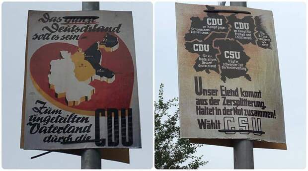В Германии распространяют плакаты с Калининградской областью в её составе