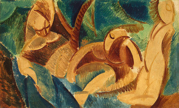 Пабло Пикассо. Купание. 1908 год