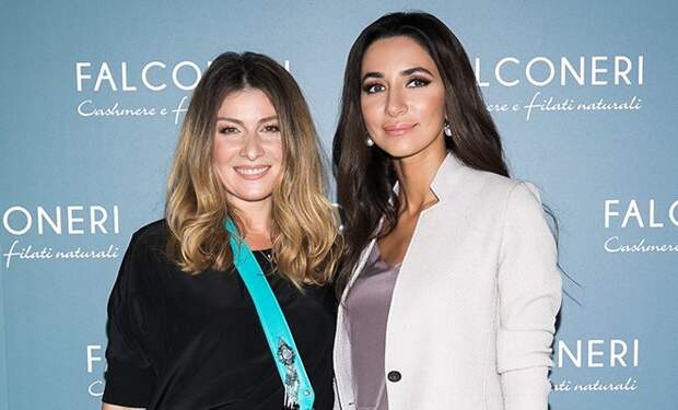 Зара, Жанна Бадоева и другие на показе Falconeri в Вероне