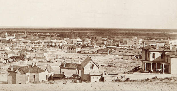 Эль-Пасо в 1880 году