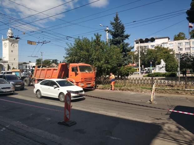 Ремонт бульвара Ленина в Симферополе идёт с опережением графика