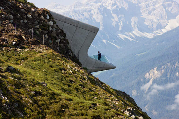 Messner Mountain Museum Corones. Zaha Hadid Architects.
