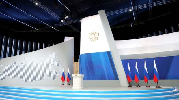 Президент России Владимир Путин на выступлении перед Совфедом/ Фото: kremlin.ru