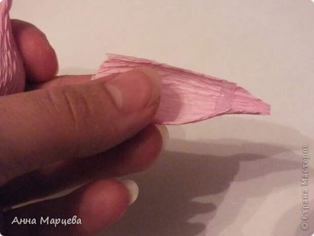 Мастер-класс Свит-дизайн Бумагопластика Обещанный МК но только по розе пока Бумага гофрированная Клей фото 14
