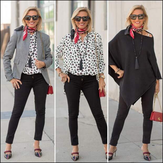 Womens classic herringbone jacket styled for fall