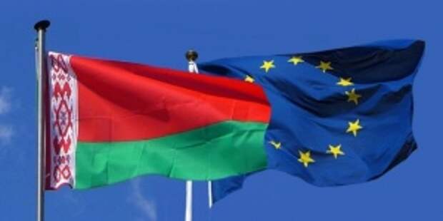 флаги Беларуси и ЕС