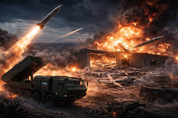 Удар по Чернигову: Искандеры уничтожили десятки дронов ВСУ