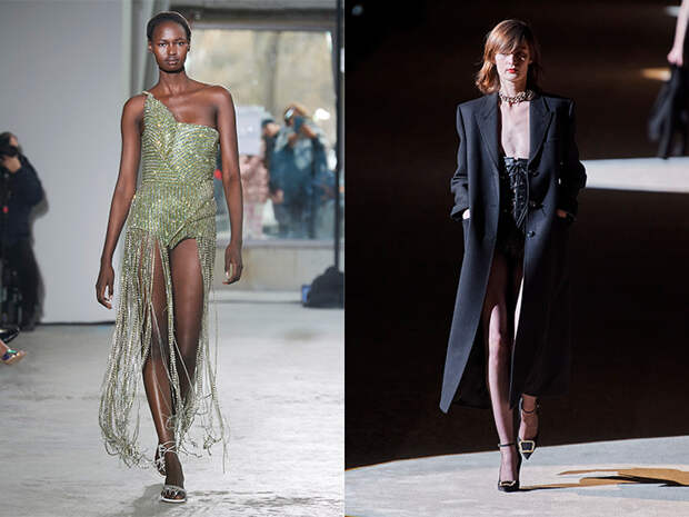 AREA И SAINT LAURENT ОСЕНЬ-ЗИМА 2020/21